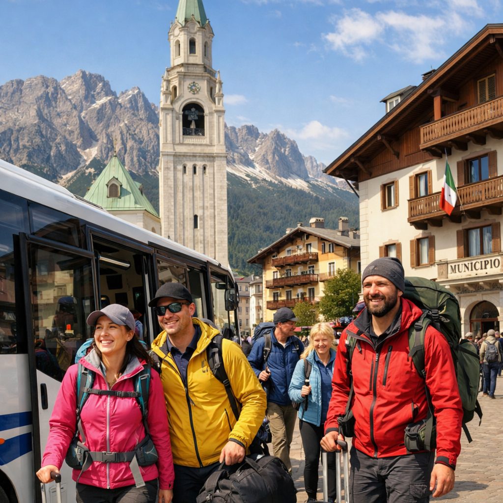 Bus Aeroporto di Venezia – Cortina <font size="2">(Treviso, Longarone, Valle di Cadore, Peaio, San Vito di Cadore, Cortina d’Ampezzo)</font>
