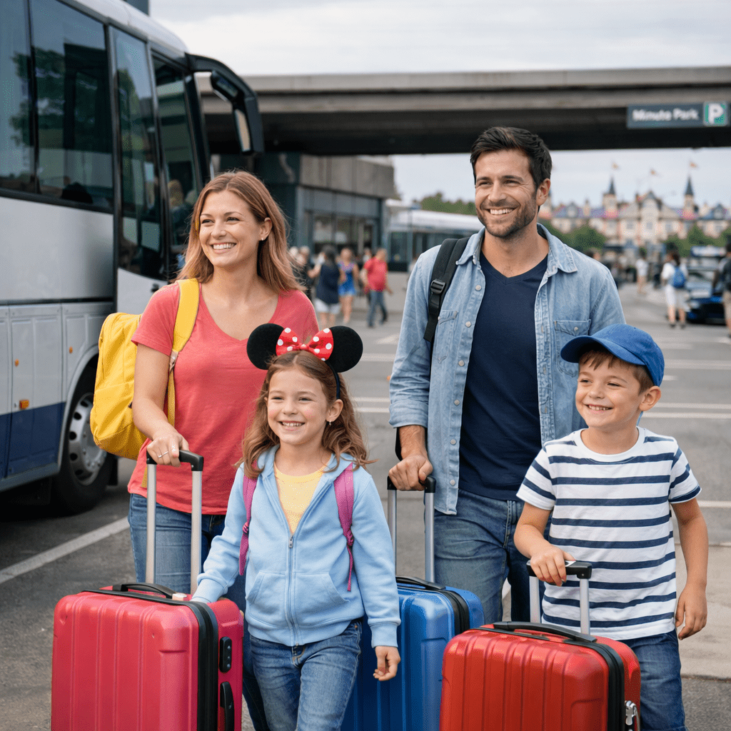 Bus Disneyland París – Aeropuerto <font size="2">(CDG, Beauvais, Orly)</font>
