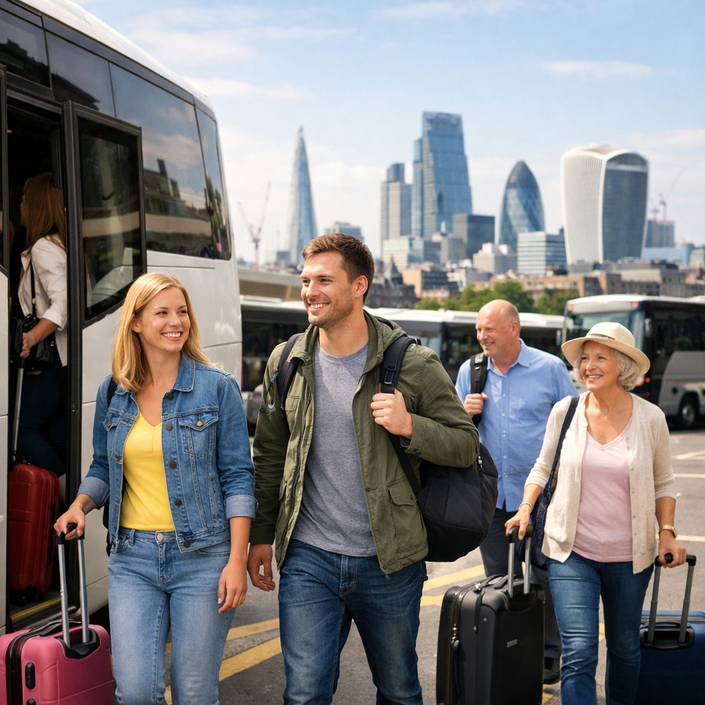 Bus Flughafen Stansted – London