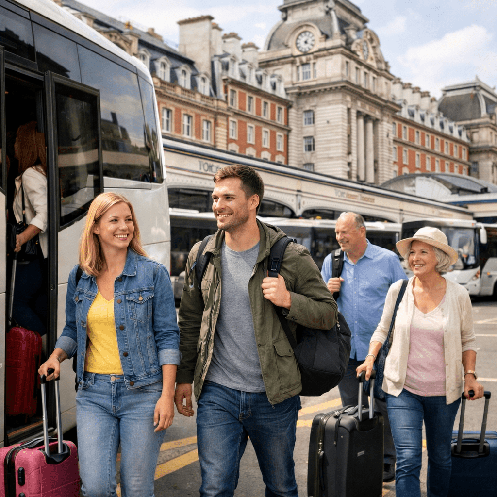 Bus Flughafen Luton – London