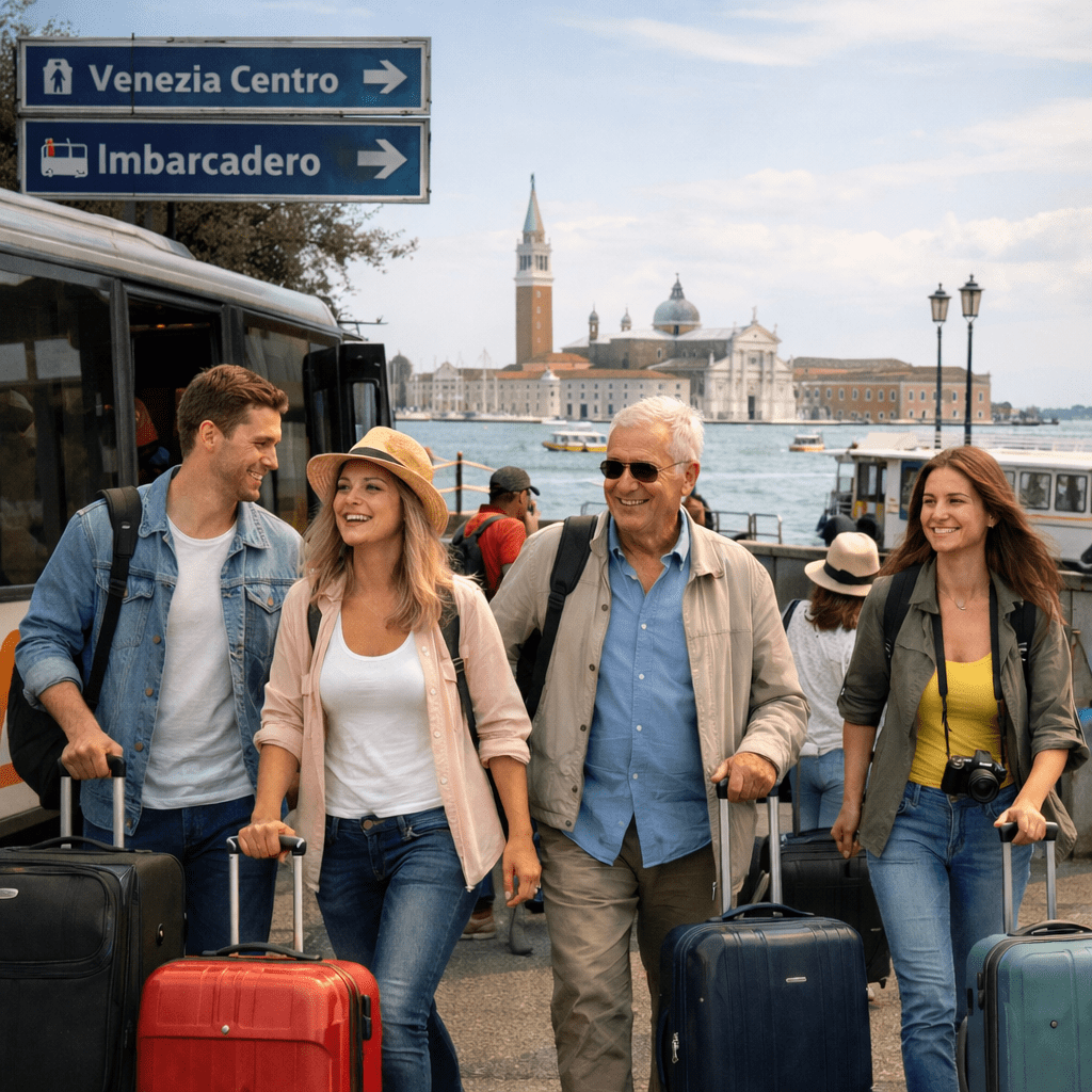 Bus Flughafen Treviso – Venedig