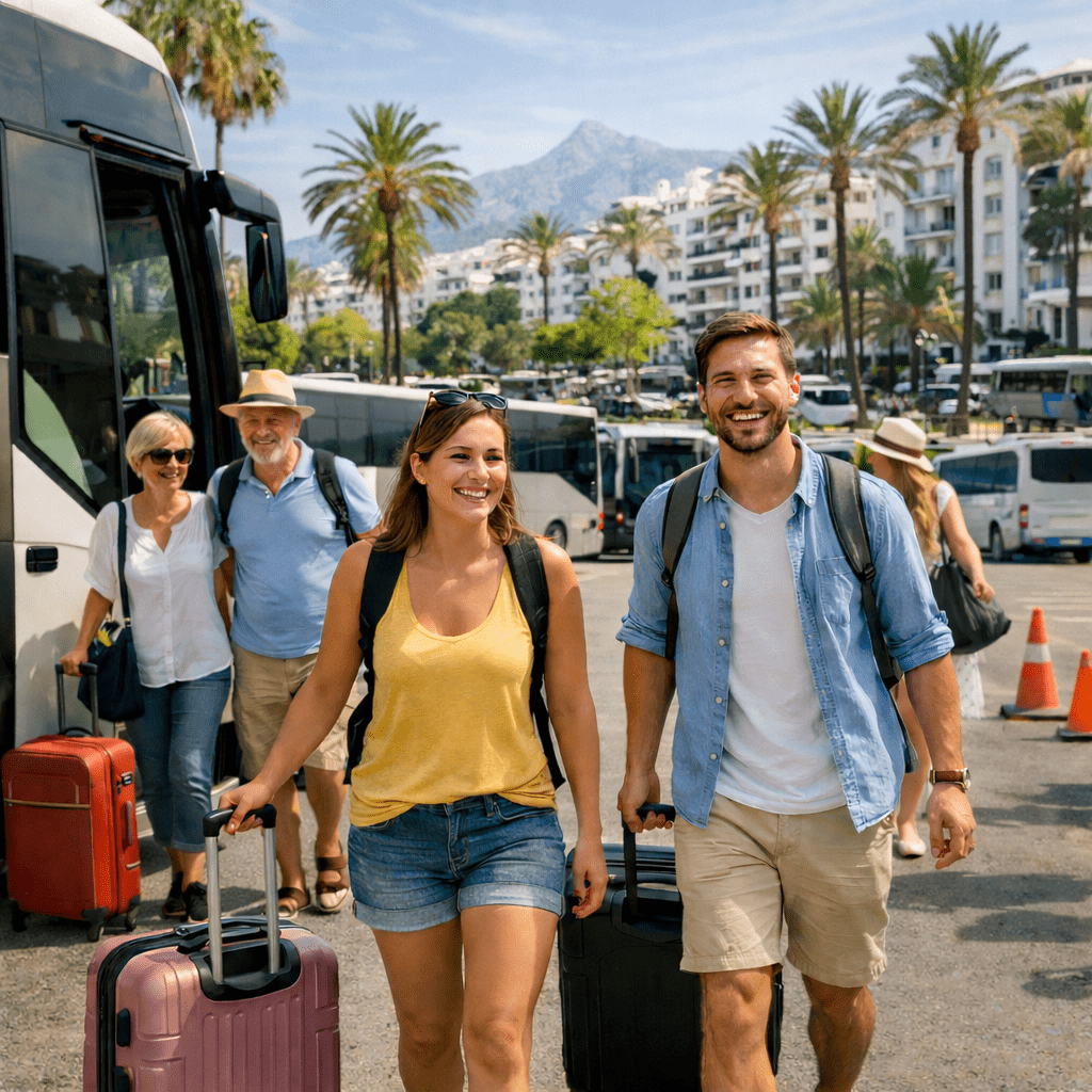 Bus Malaga Flughafen – Marbella <font size="2">(Tür zu Tür)</font>