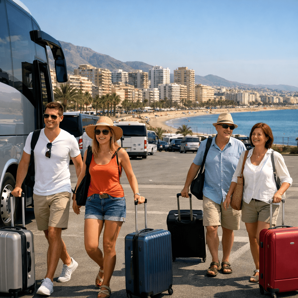 Bus Malaga Flughafen – Fuengirola <font size="2">(Tür zu Tür)</font>